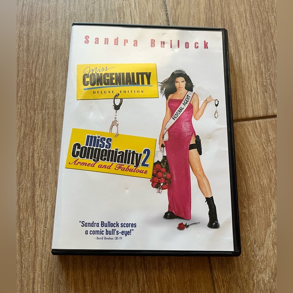 Miss Congeniality 1 & 2 set movies DVDs